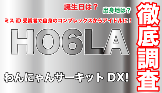 HO6LAのわんにゃんサーキットDX!は、ミスiD受賞者で自身のコンプレックスからアイドル に！